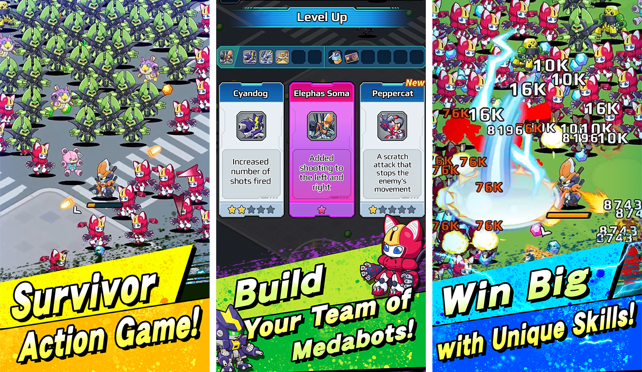 スマートフォンゲーム「メダロットサバイバー（英語名：Medabots Survivors）」グローバル配信決定のお知らせ2
